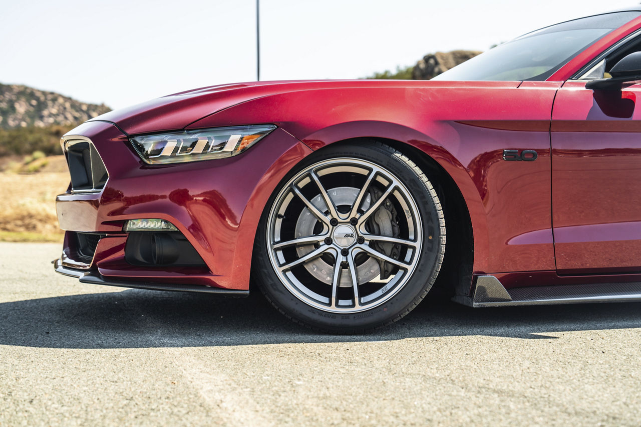 2017 Ford Mustang - American Racing MACH FIVE - Gray | American Racing